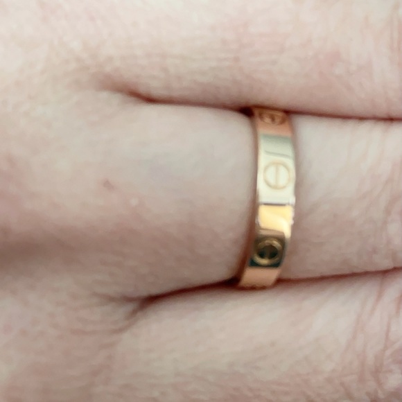 Authentic Cartier Mini love ring size 6.25 - Picture 10 of 10